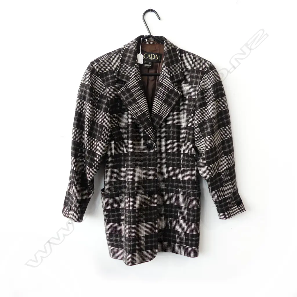 ESCADA BROWN WOOL JACKET SIZE 34 Image 1++