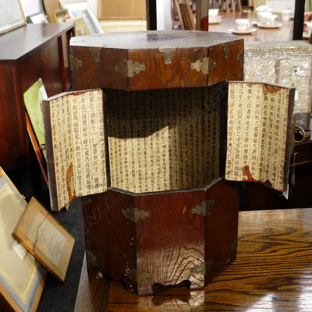 SMALL KOREAN OCTAGONAL SIDE CABINET H 460 MM Image 1++