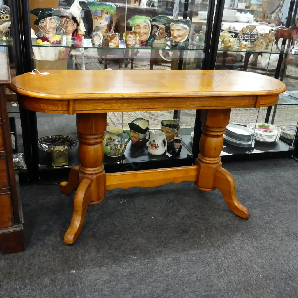 SOFA TABLE w. PARQUET TOP 1270x435x670mm Image 1++