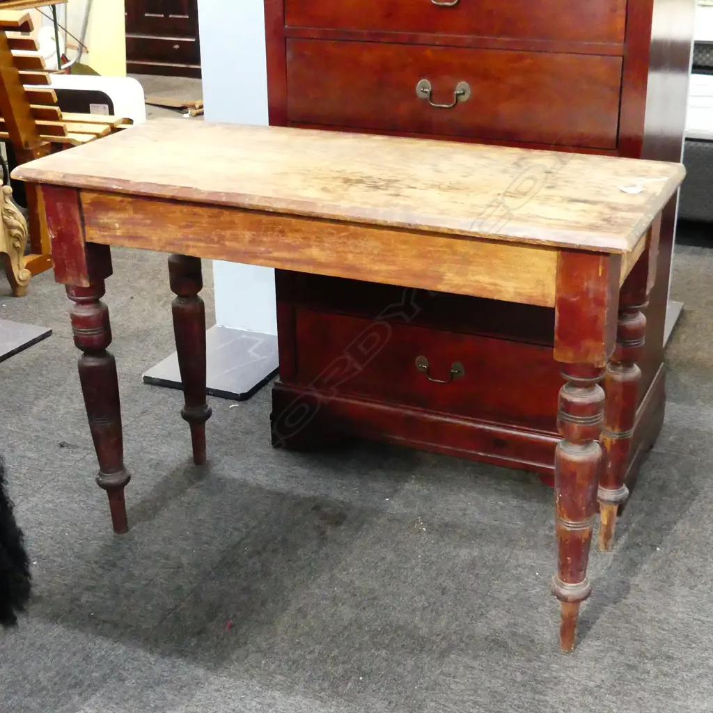 COLONIAL KITCHEN / HALL TABLE - no drawer 1065x445x750mm Image 1++
