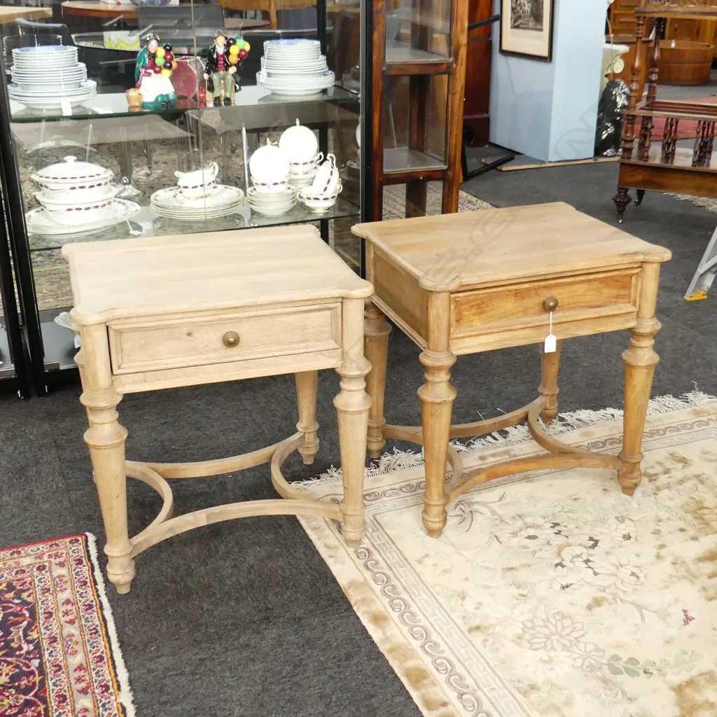 PR WOODEN BEDSIDE TABLES 550x450x580mm Image 1++