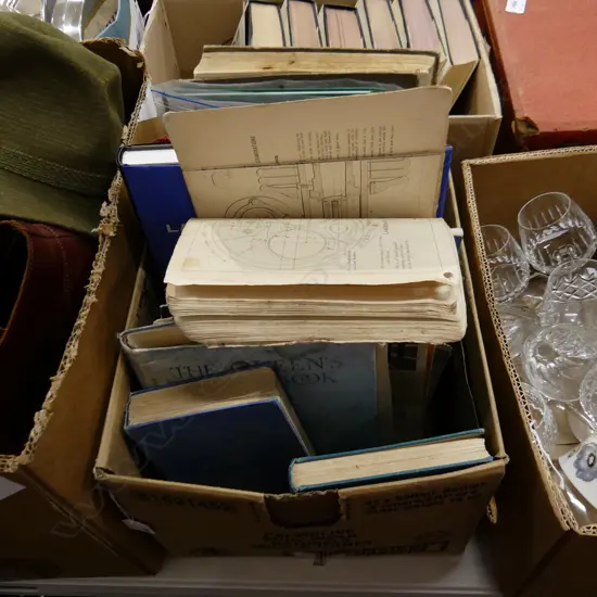 BOX LOT ASST. BOOKS; VINTAGE INTEREST