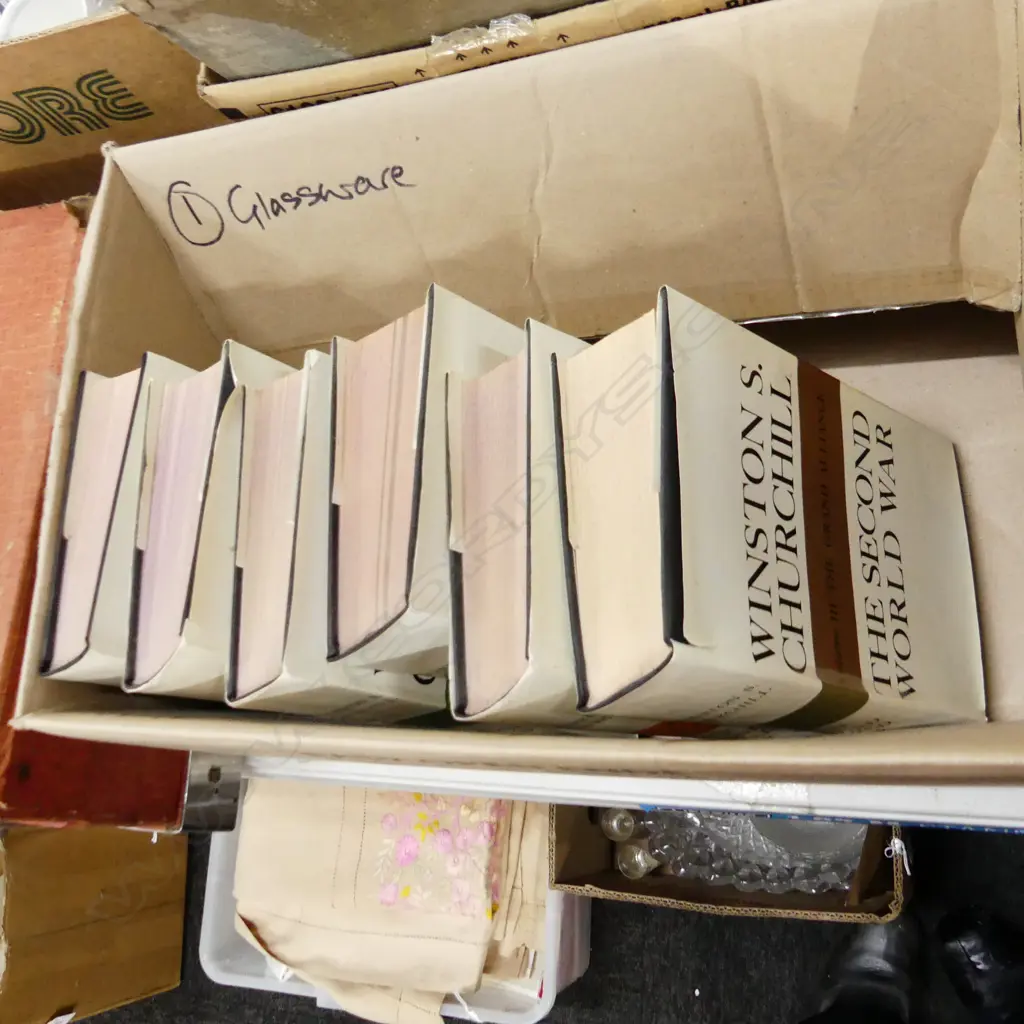 6 VOLUMES 'THE SECOND WORLD WAR' BY WINSTON CHURCHILL Image 1++