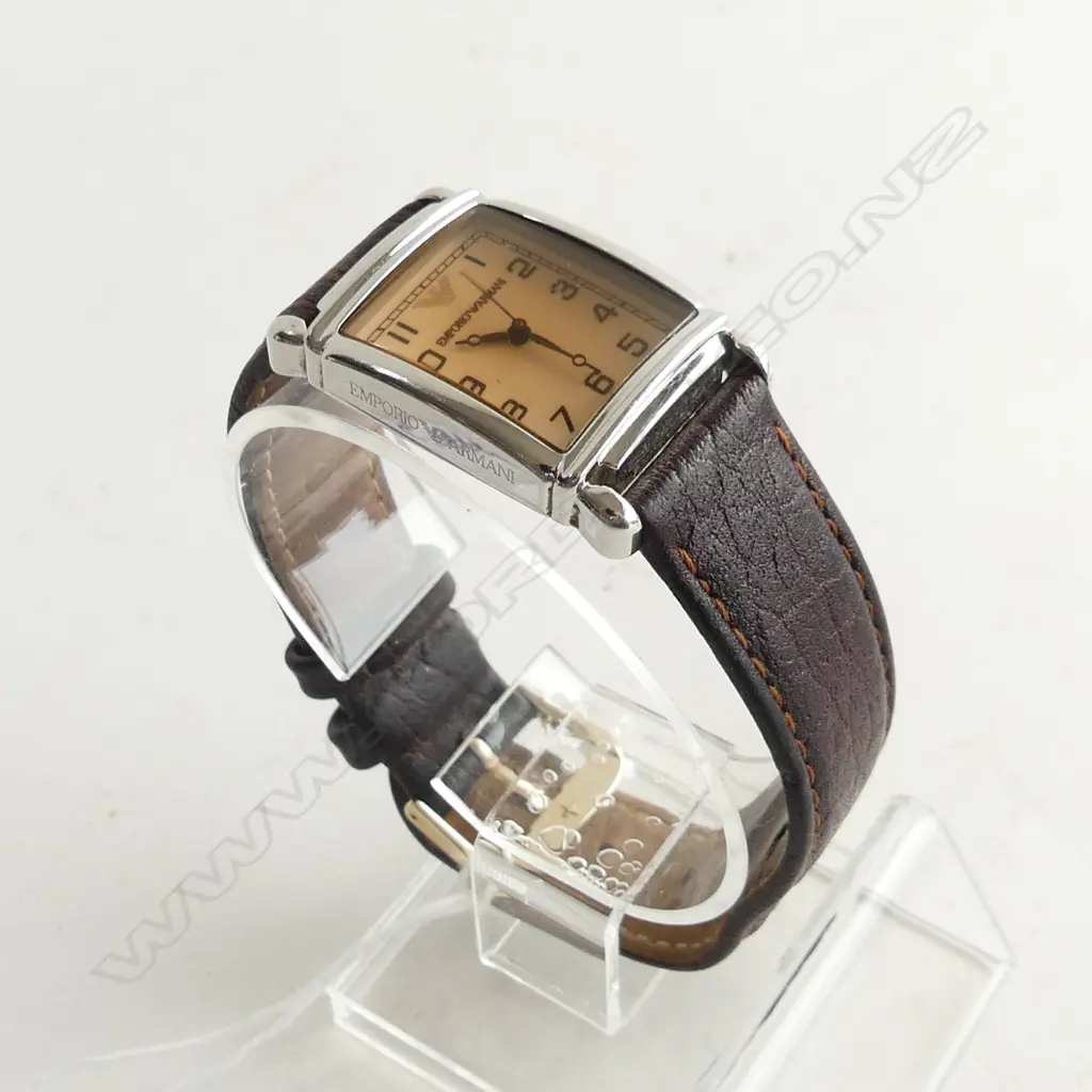 LADIES ARMANI EMPORIO WRIST WATCH WITH NEW BATTERIES WORKING Image 1++