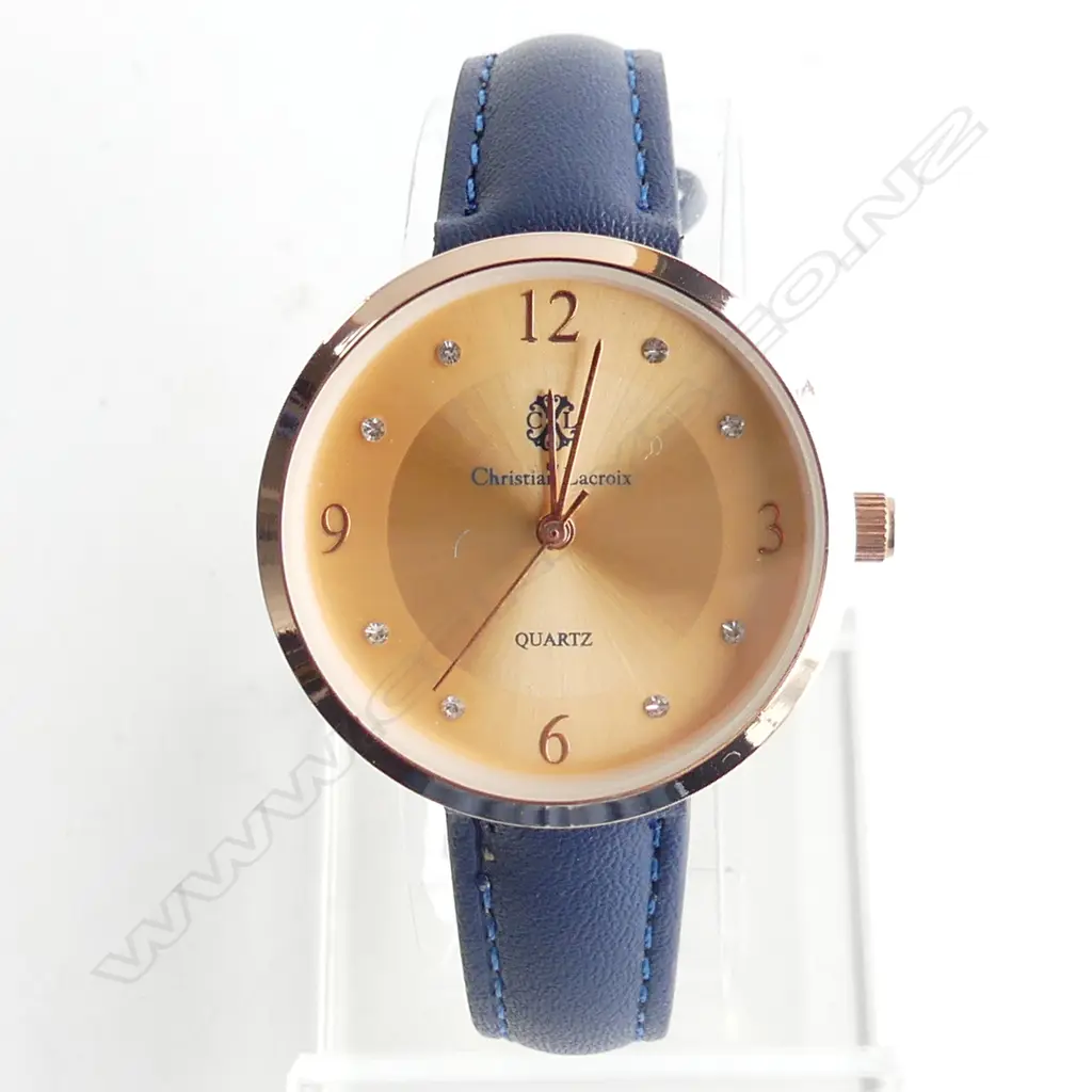 CHRISTIAN LACROIX FASHION WATCH, WORKING, NEW BATTERY & IN ORIGINAL BOX Image 1++