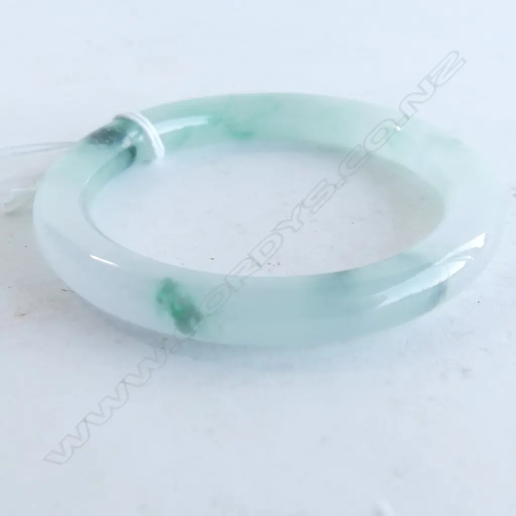 PALE JADE BANGLE 50mm int. dia. Image 1++