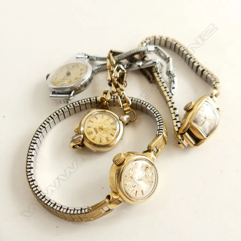 OMEGA VINTAGE LADIES WATCH second hand loose + 3 OTHERS Image 1++
