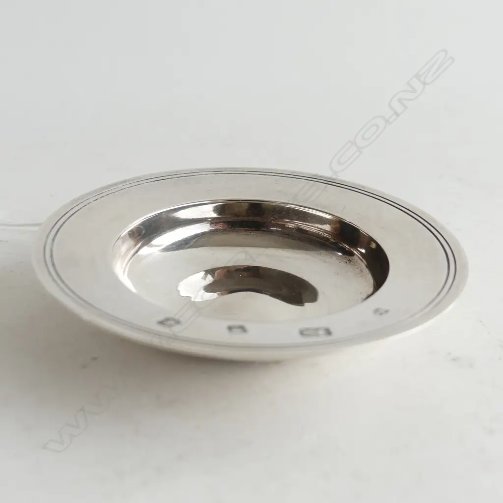 SILVER DISH 47gm LONDON 1965 Image 1++