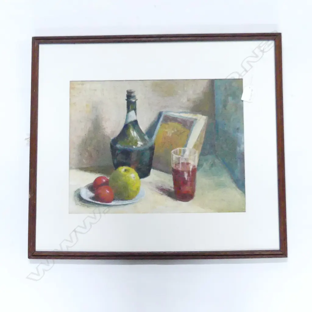 BERNARD WATERS (NZ WORKING c.1968-2020), STILL LIFE, ELAM 1st YR 1960, OIL 300x395mm Image 1++