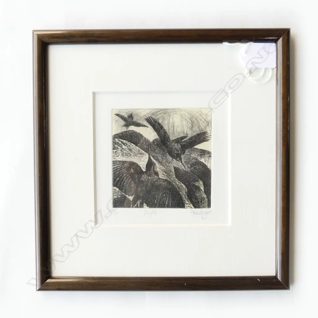 PRUE MACDOUGALL 'FLIGHT' A/P ETCHING 130x130mm Image 1++