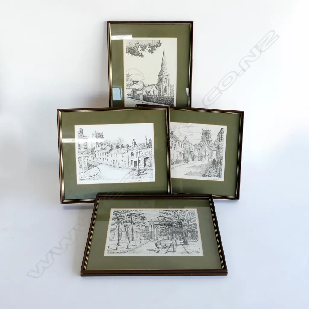 4 ENGLISH VILLAGE PRINTS 180x240mm Image 1++