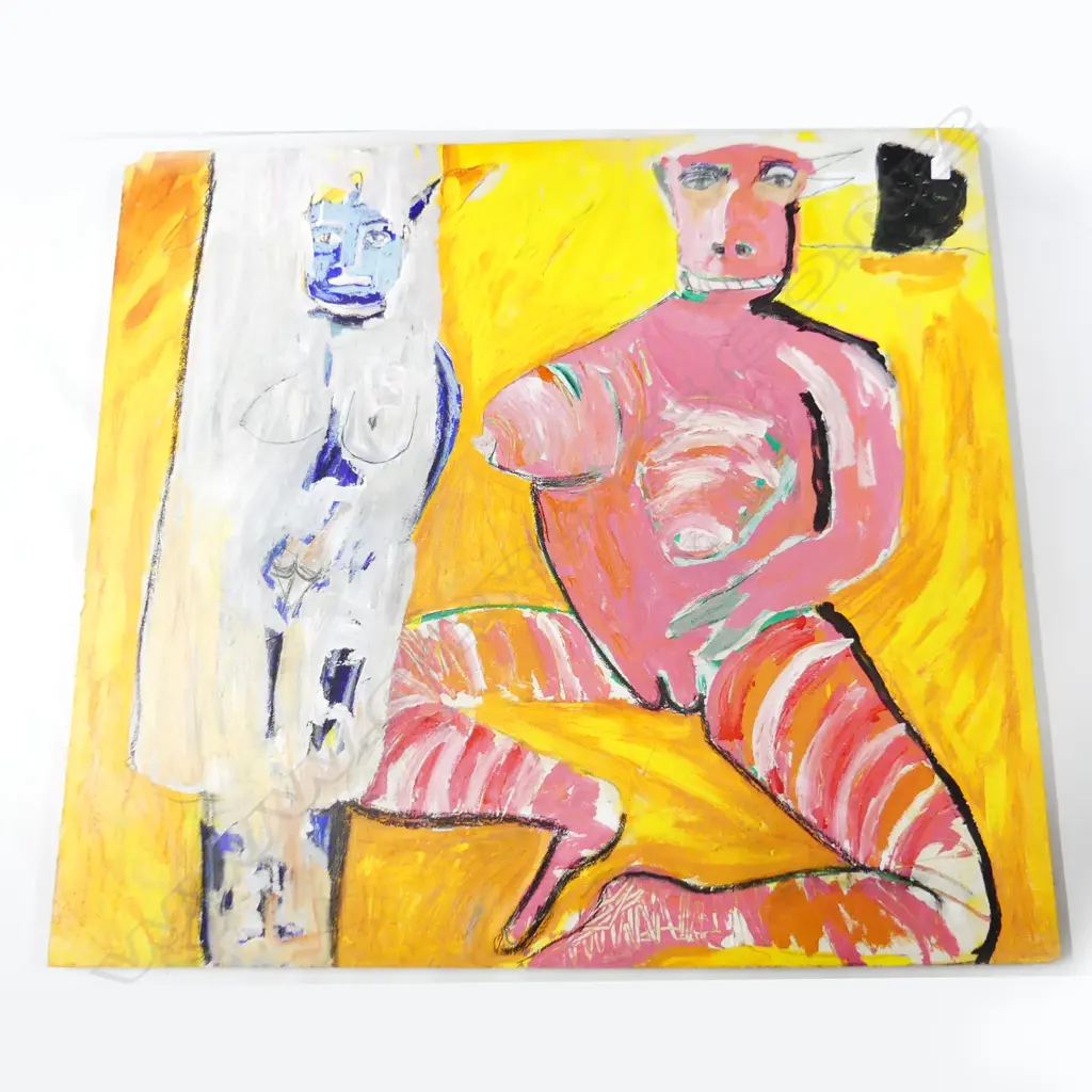SALLY SMITH 'MONSTERS' MIXED MEDIA ON PANEL 1095x1200mm Image 1++