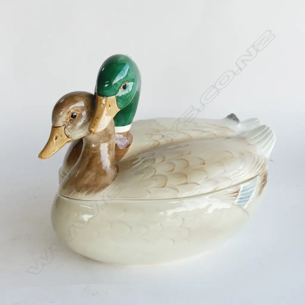LG FITZ & FLOYD DUCK NOVELTY TUREEN L.300mm Image 1++