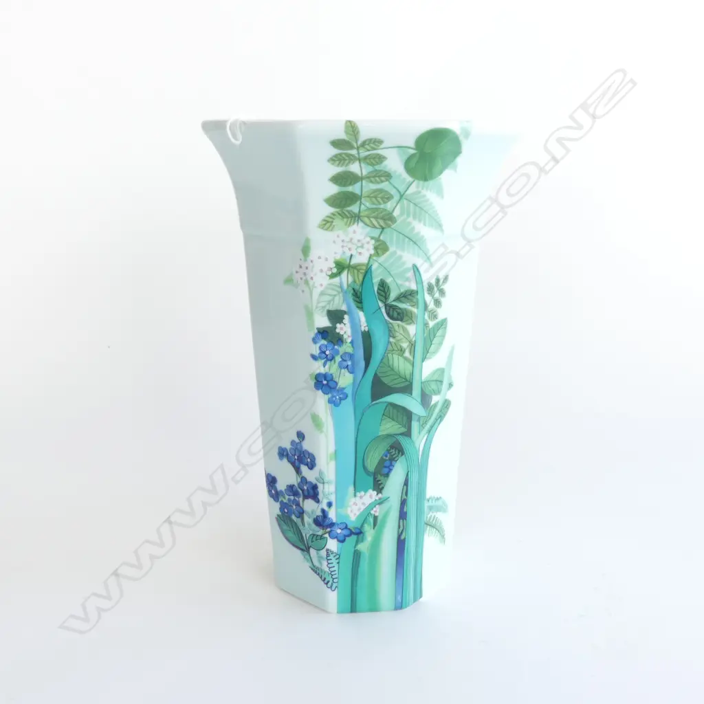 LIMOGES VASE 'JUNGLE BY GEORGES BOYER' H.215mm Image 1++