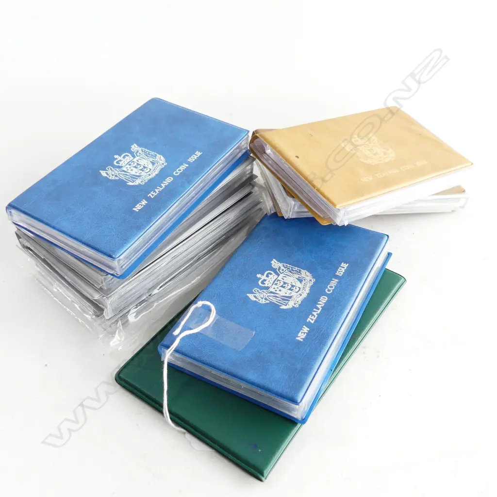 8 NZ PROOF COIN ISSUE SETS Image 1++