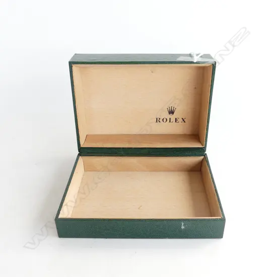 GREEN ROLEX BOX 150 X 110MM
