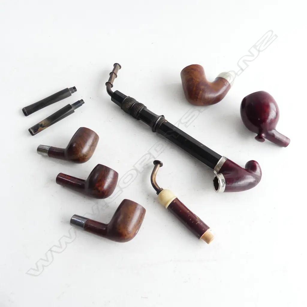 VARIOUS SMOKER'S PIPE STEM & BOWL PARTS Image 1++