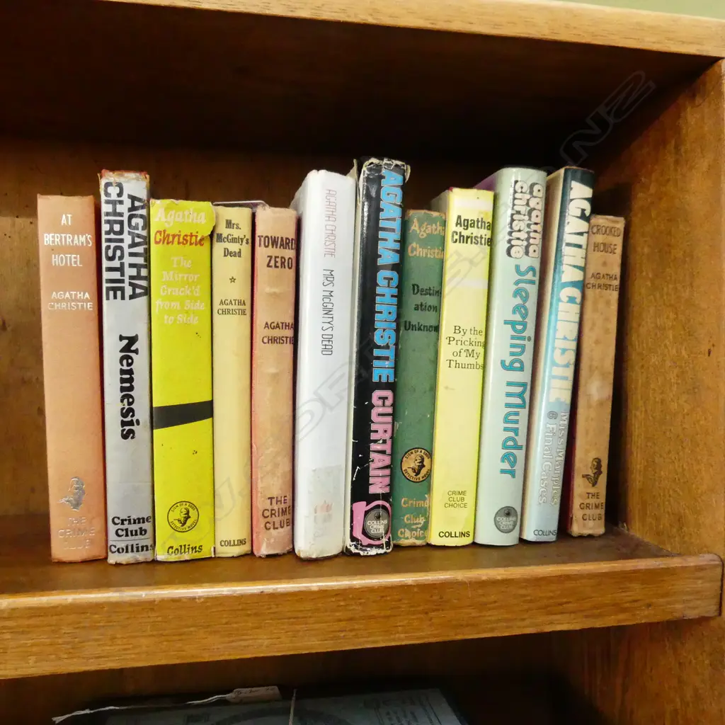 12 ASST. FIRST EDITION AGATHA CHRISTIE NOVELS Image 1++