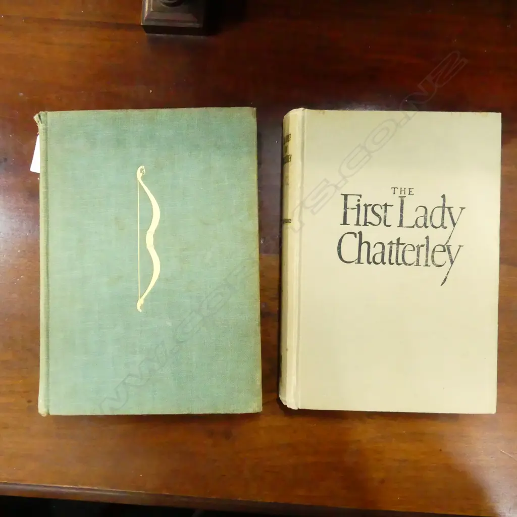 2 VINTAGE NOVELS; D. H. LAWRENCE THE FIRST LADY CHATTERLEY & JAMES JOYCE ULYSSES (BODLEY HEAD LONDON 1937) Image 1++