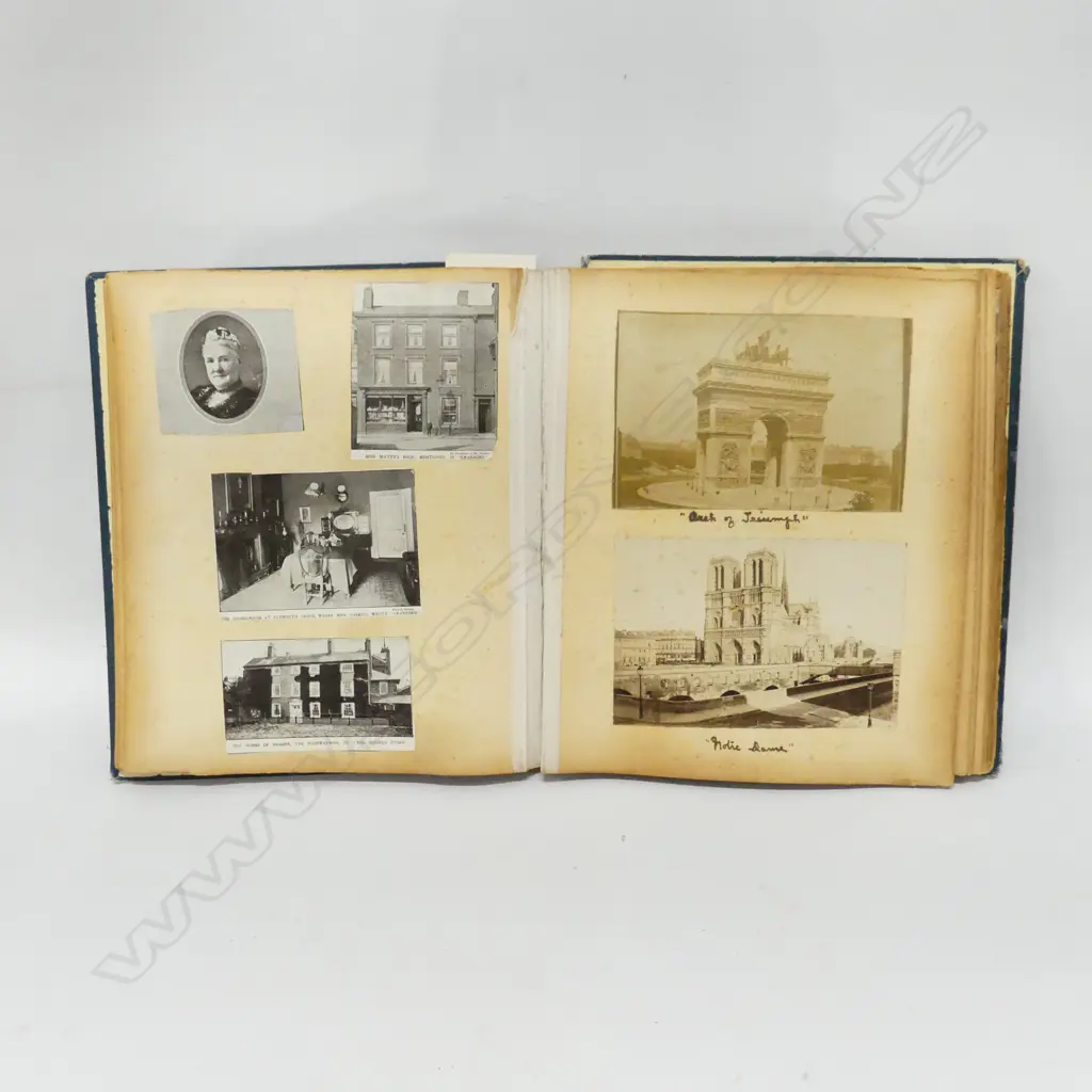 VINTAGE SCRAP BOOK FULL OF OLD NEWSPAPER CUTTINGS ETC..C1930'S ETC.. Image 1++