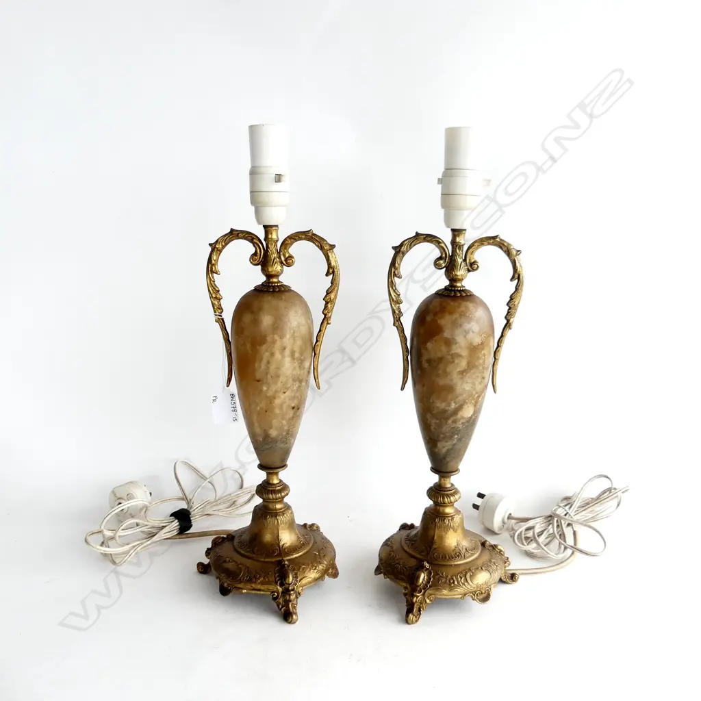 PR HEAVY GRECIAN URN STYLE TABLE LAMP BASES H. 440MM Image 1++