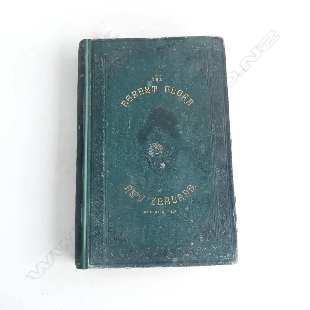 BOOK 'THE FOREST FLORA OF NZ' BY T KIRK 1889 Image 1++