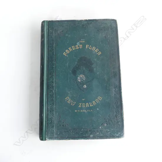 BOOK 'THE FOREST FLORA OF NZ' BY T KIRK 1889