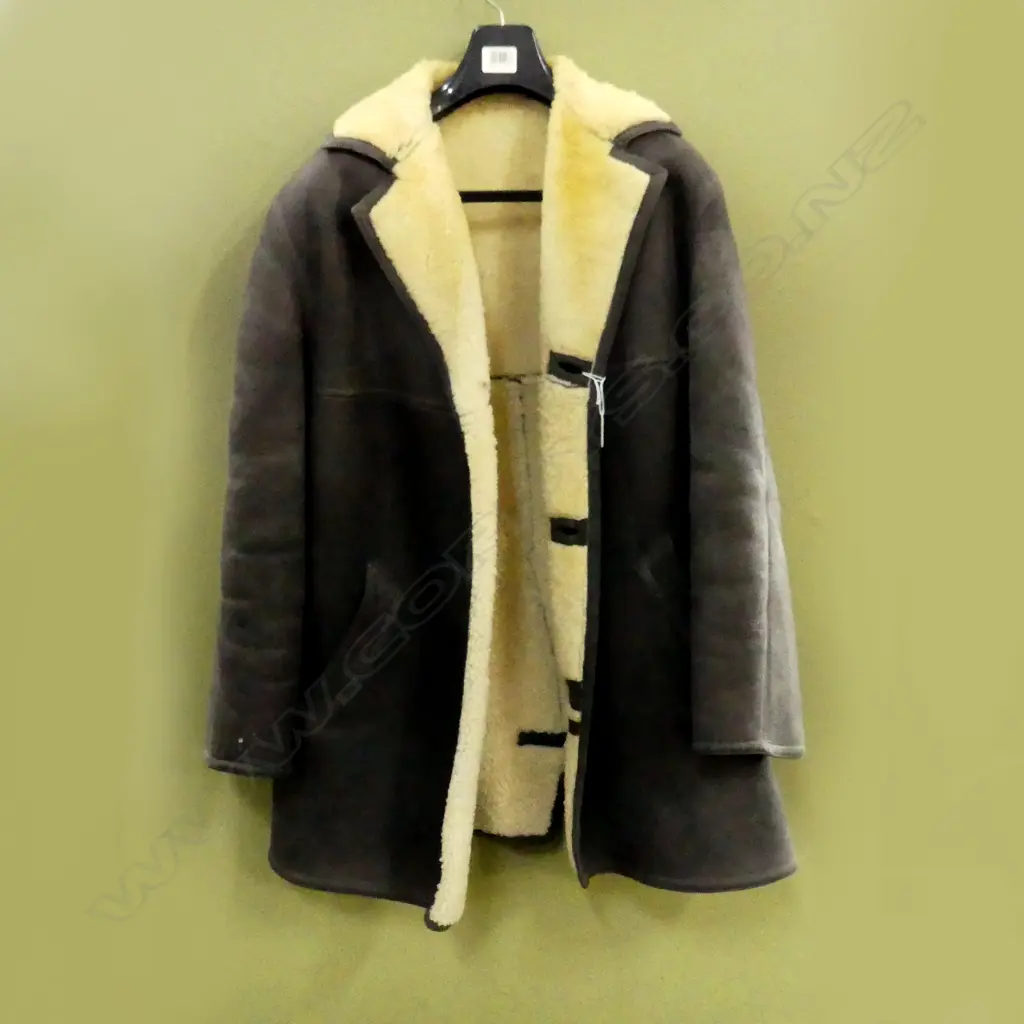 AIRFORCE TYPE LEATHER FLEECE LINED JACKET Image 1++