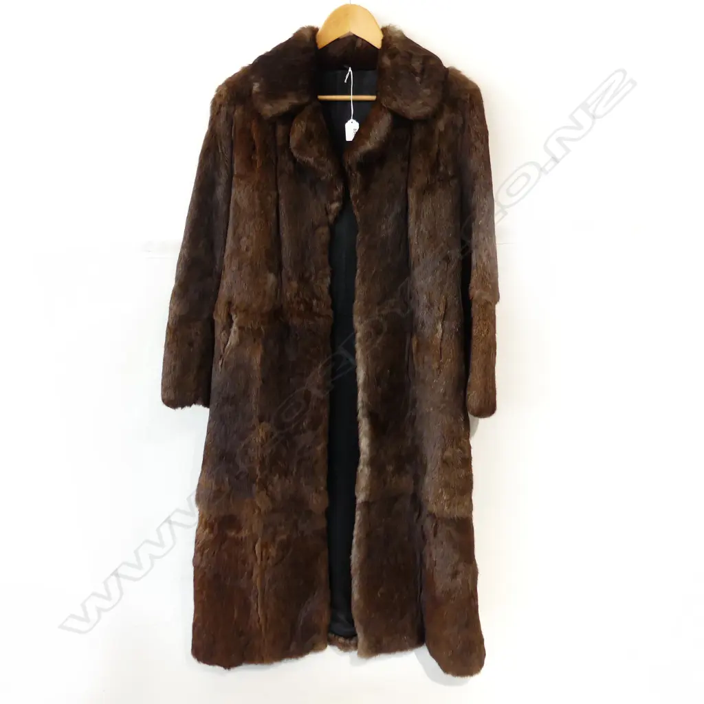 LONG RABBIT FUR COAT - FULLY LINED  Image 1++