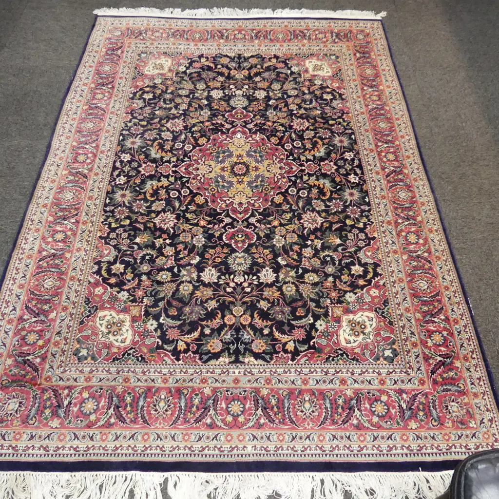 LGE HAND KNOTTED WOOL PILE RUG 2200x1520mm Image 1++