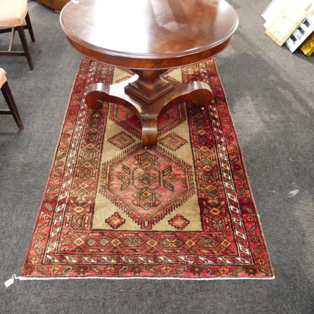HAND KNOTTED WOOL PILE PERSIAN RUG 2200x1180mm Image 1++