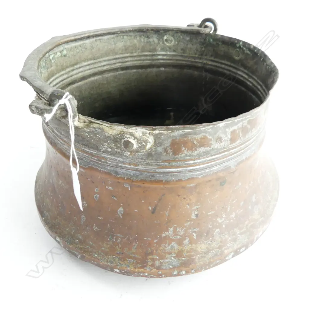 LG VINTAGE COPPER CAULDRON 290mm dia Image 1++