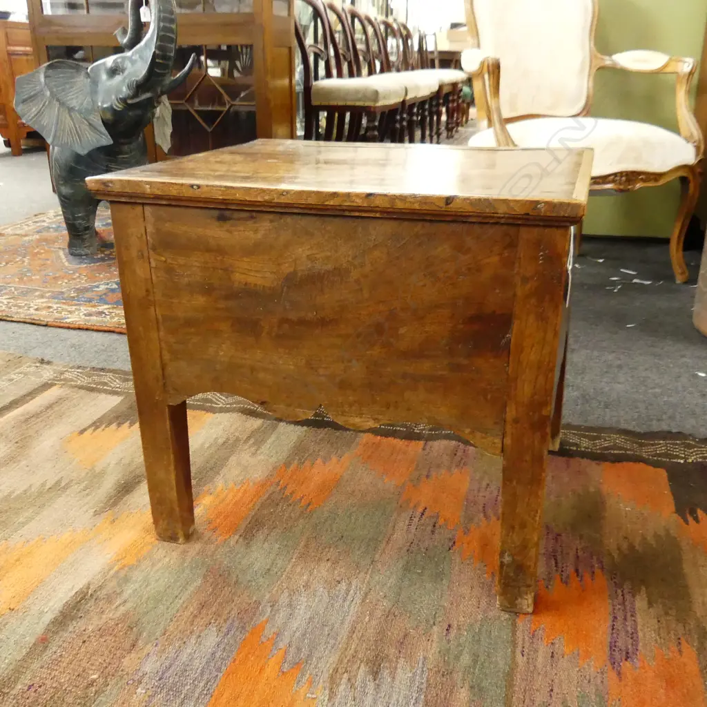 A SMALL WALNUT POT CUPBOARD H 100 MM Image 1++