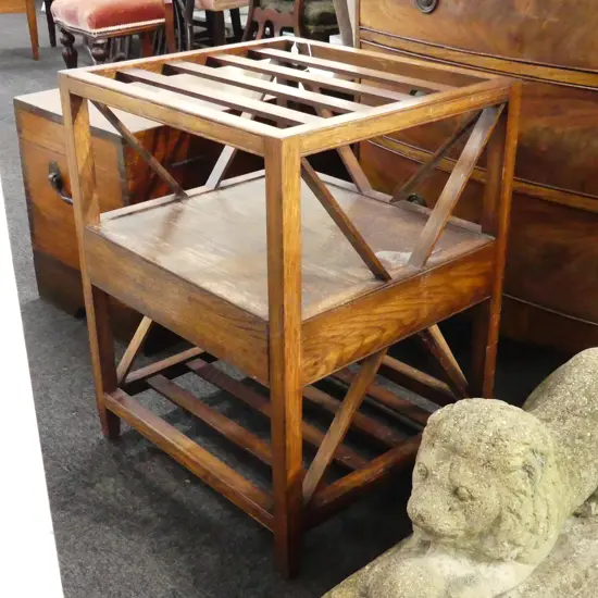 WOODEN SIDE TABLE WITH DRAW W550 x D500 x H700mm