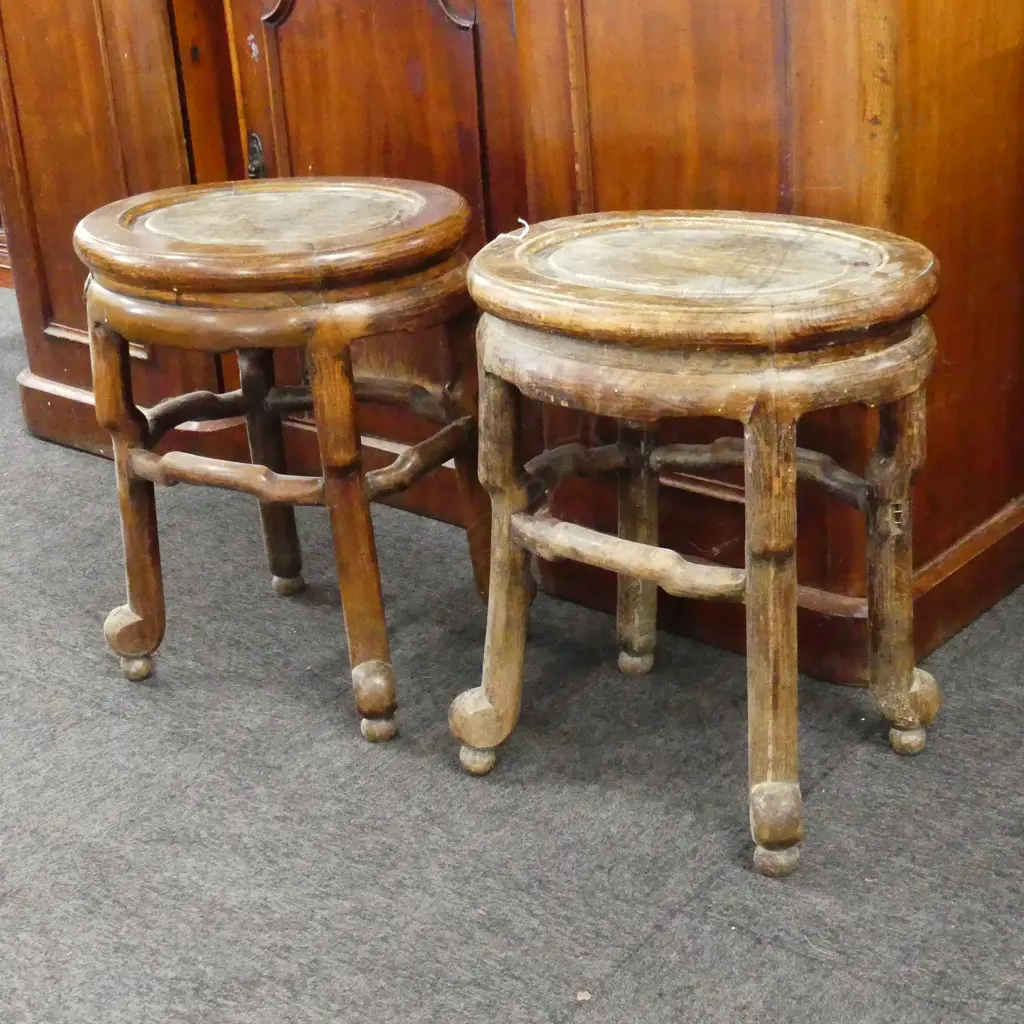 PR VINTAGE ORIENTAL SIDETABLES W410 x 330 x 480mm Image 1++