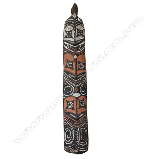A large vintage PNG war shield,