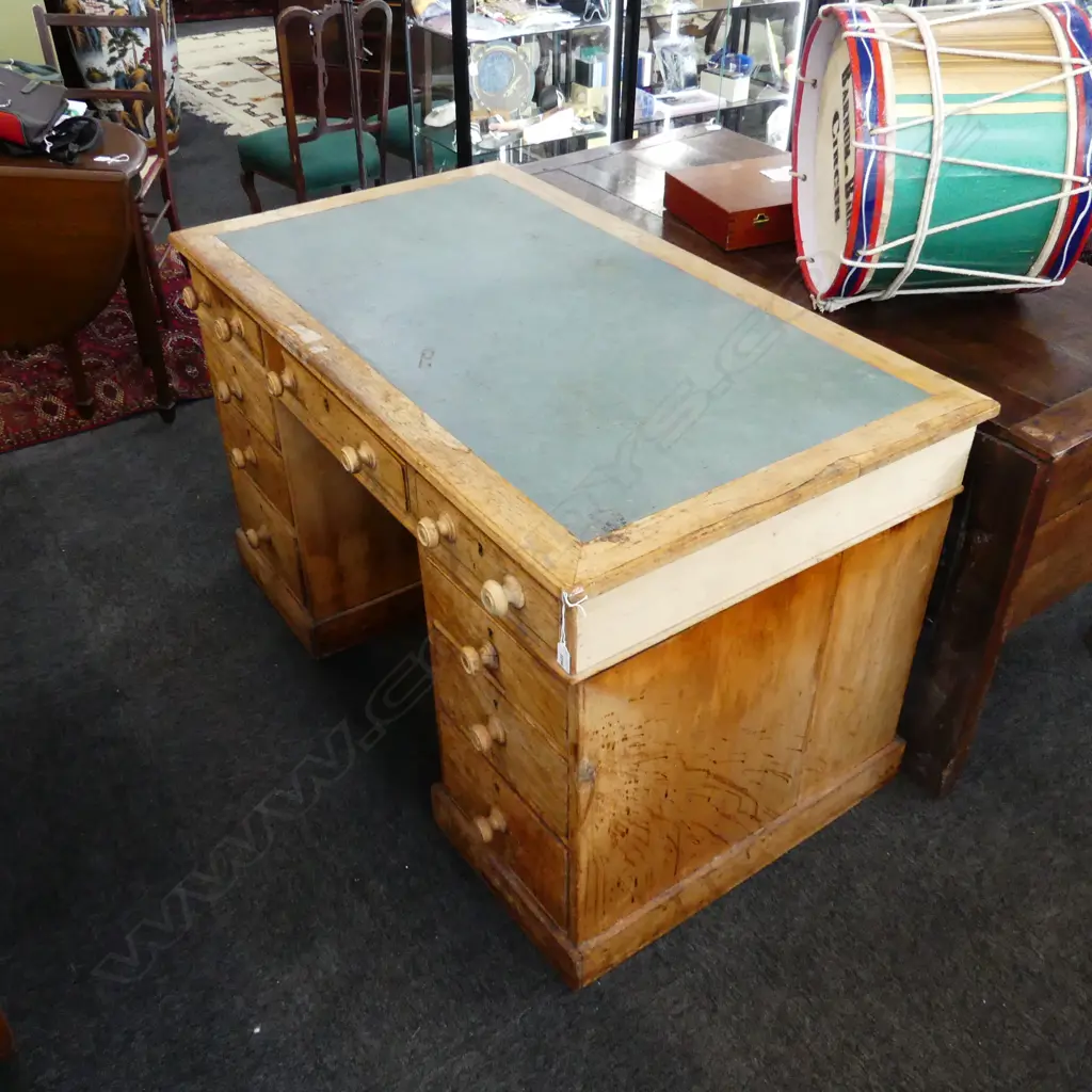 DOUBLE PEDESTAL PARTNERS DESK 1285x720x775mm Image 1++