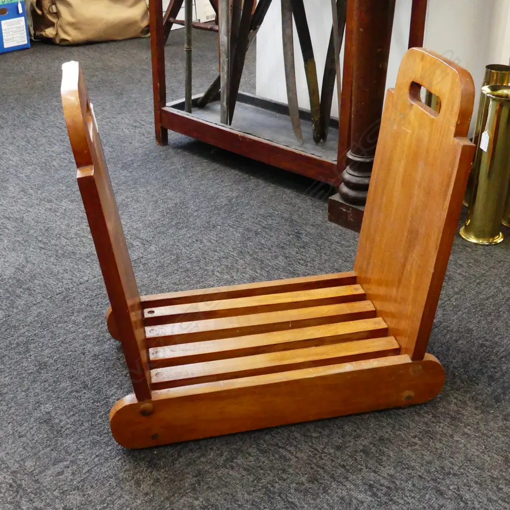 DECO STYLE WOODEN BOOK STAND FOR LARGE BOOKS L. 480 H. 480MM Image 1++