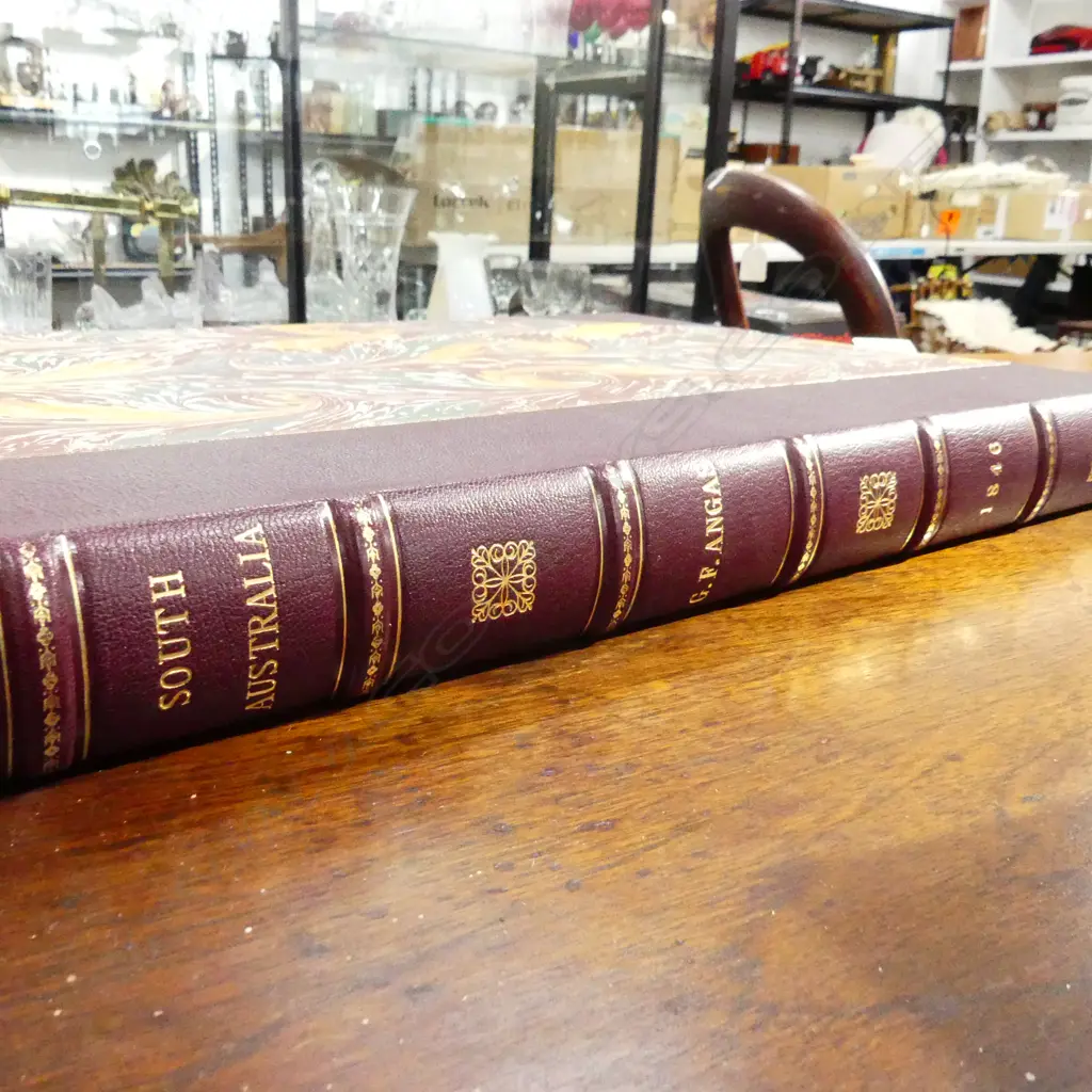 GEORGE FRENCH ANGAS FACSIMILE REPRINT BOOK 'SOUTH AUSTRALIA 1846' ED. OF 1000, REED 1967 - BOXED Image 1++