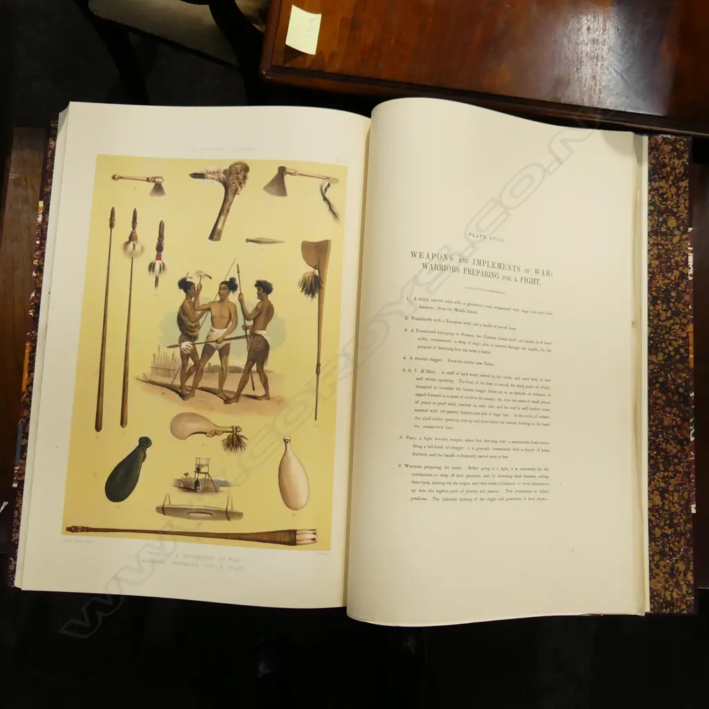 LG ART BOOK; THE NEW ZEALANDERS ILLUSTRATED BY GEORGE FRENCH ANGAS LONDON 1846  560x380mm REPRINT REED 1966 - BOXED Image 1++
