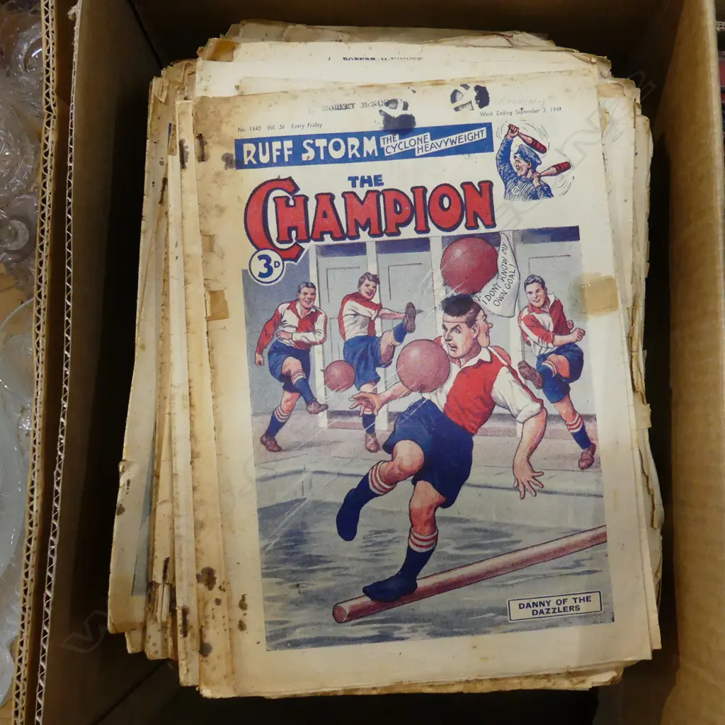 COLLECTION WWII ERA 'THE CHAMPION' MAGAZINES Image 1++