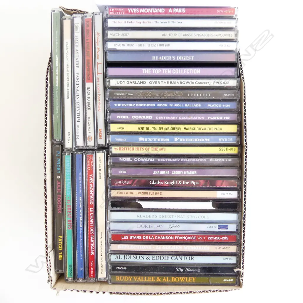 BOX OF 30+ CD's 1940'S +50's + 60's 'THE DAYS OF ROMANCE' Image 1++