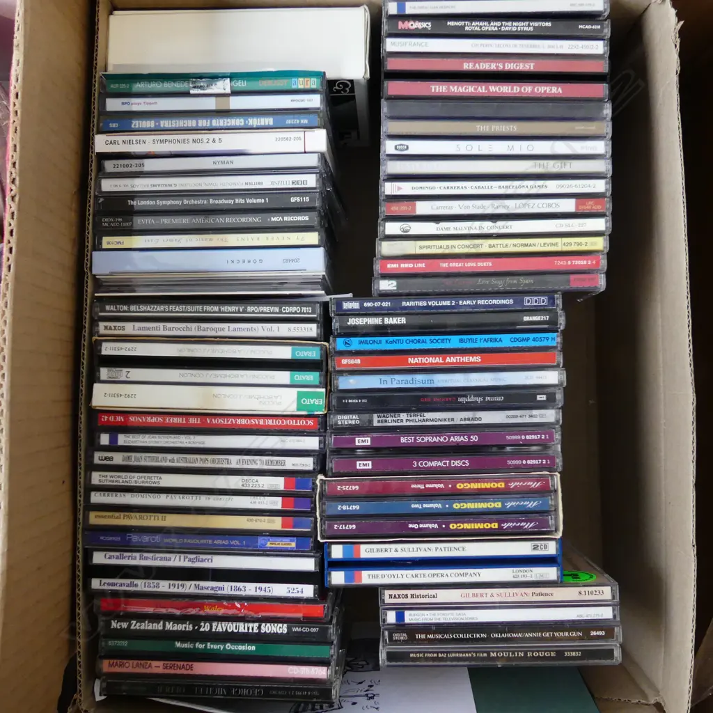 BOX LOT OF 70+ CDS OPERA,CLASSICAL ETC Image 1++