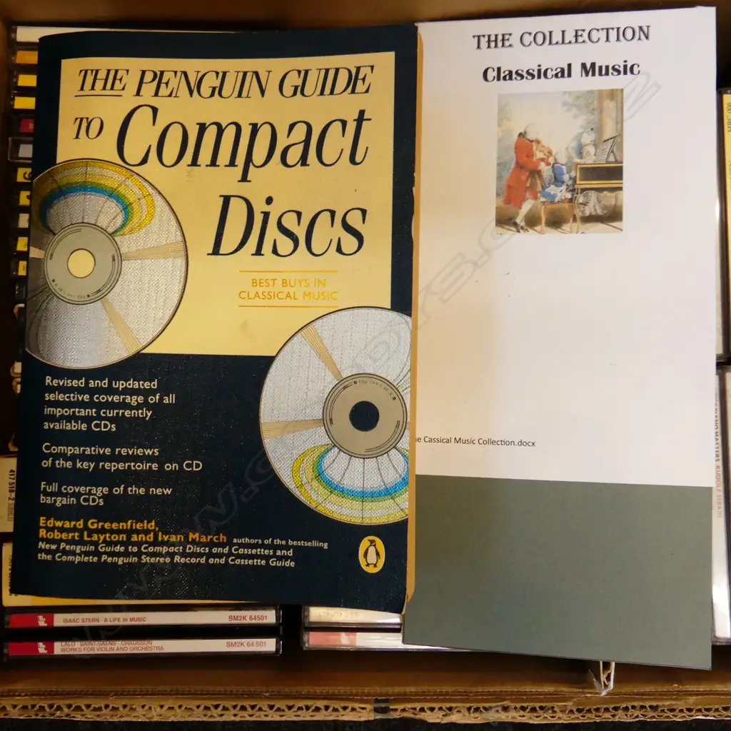 BOX LOT OF 30+CDS ALL CLASSICAL  CD BOOK Image 1++