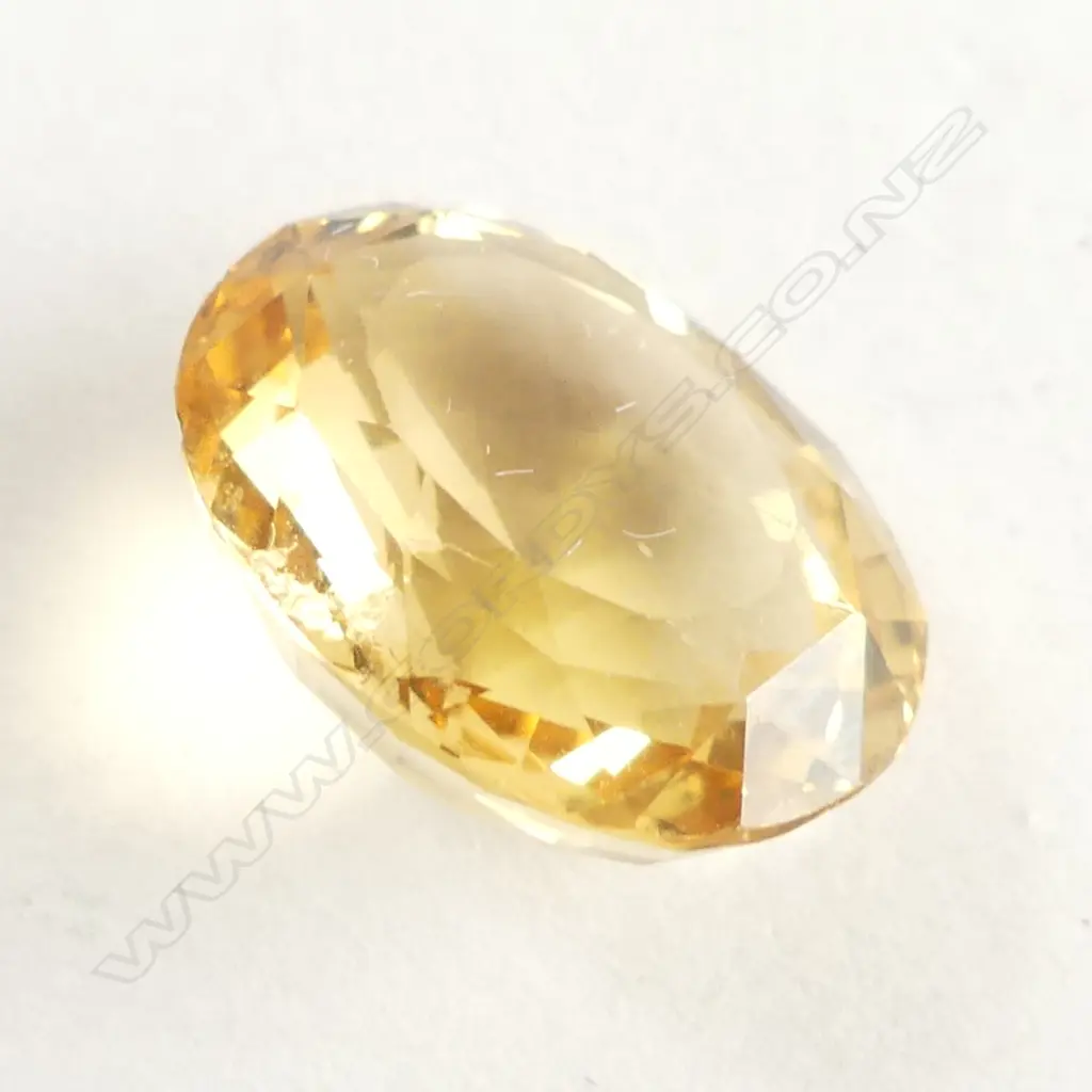 GOLDBERYLL CTIRINE, 15.25 X 11.82 X 7.6, 8.57CT  Image 1++