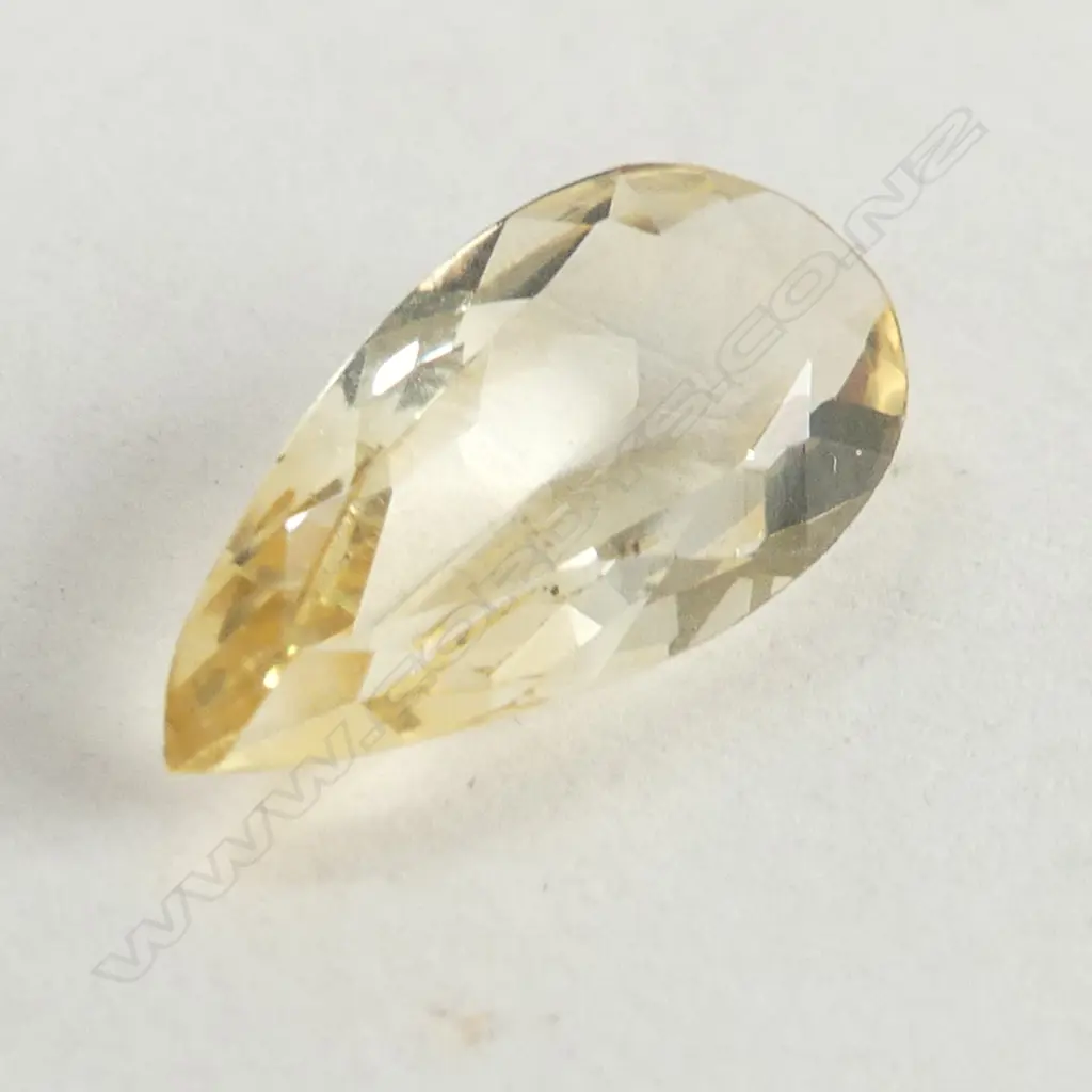 DROP SHAPED CITRINE, 5.66CT  Image 1++