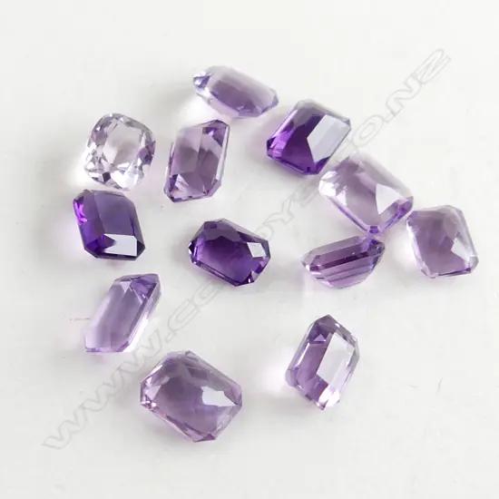 BAG RECTANGULAR AMETHYST 