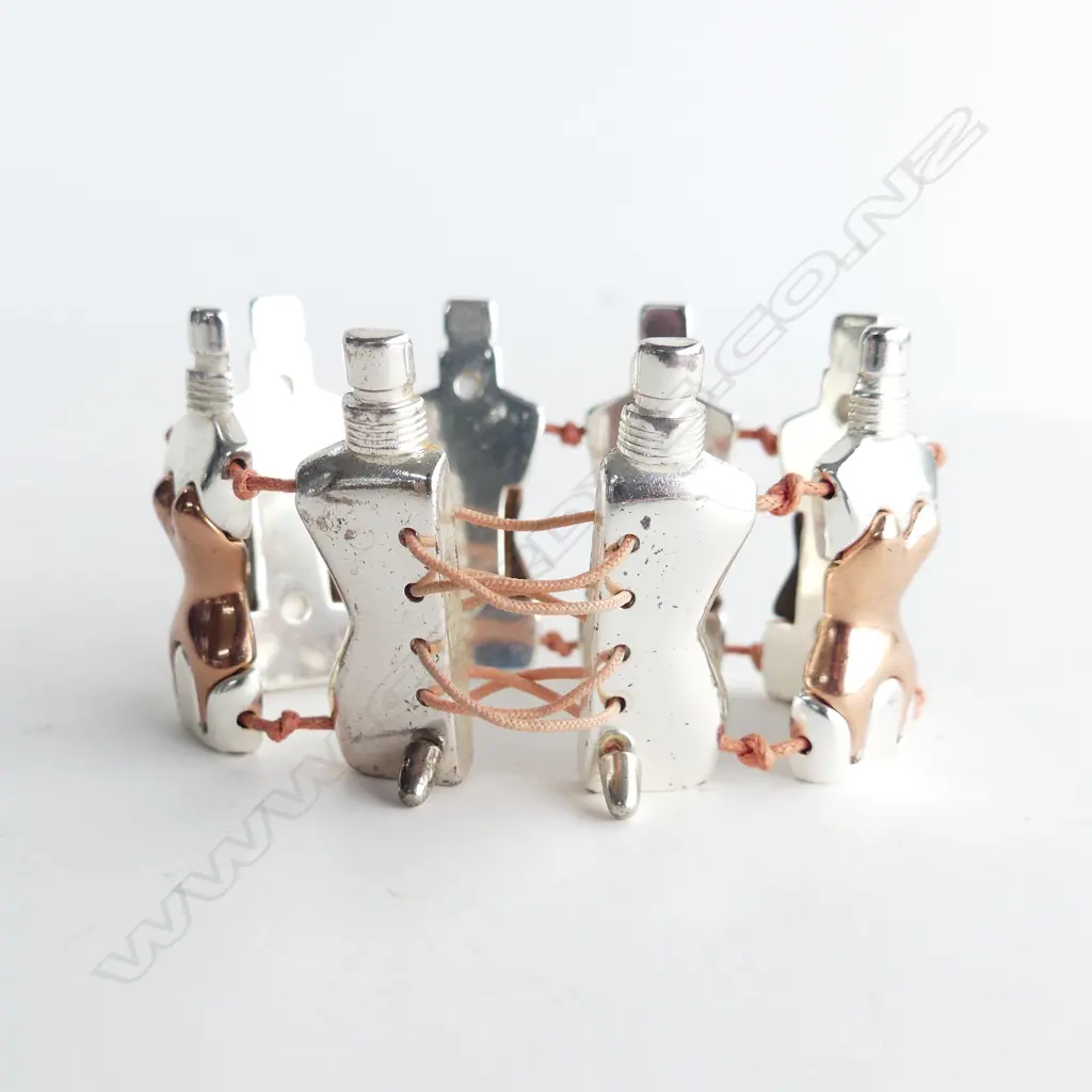 JEAN PAUL GAULTIER LACE UP CORSET BANGLE Image 1++