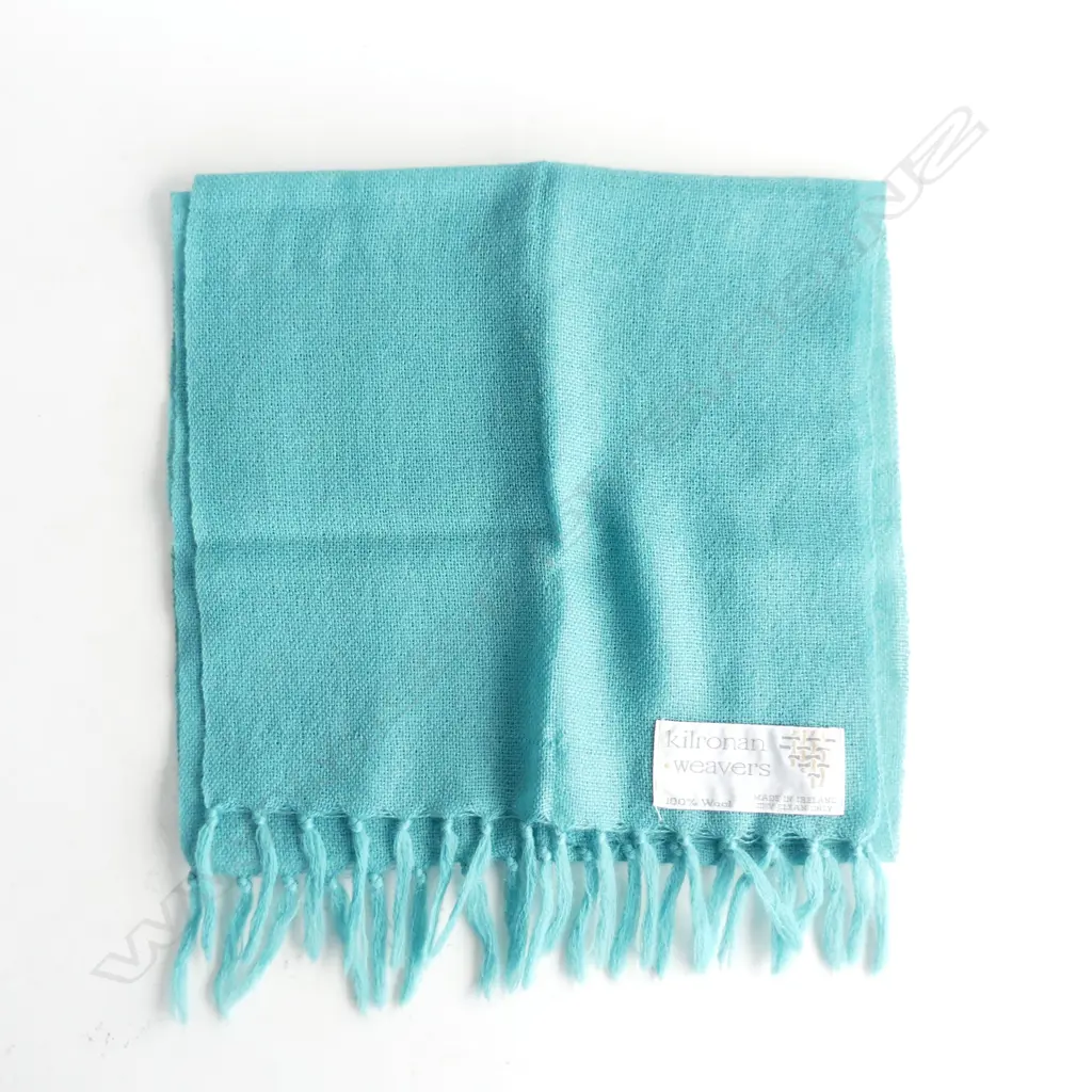 VINTAGE KILRONAN WEAVERS IRISH WOOL SCARF A/F Image 1++