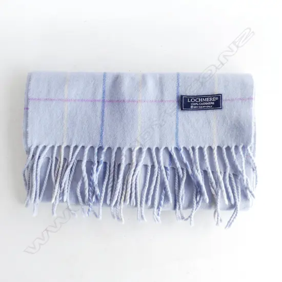 VINTAGE 100% CASHMERE LOCHMERE SCARF 